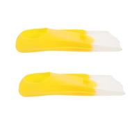 BEBEMOKO 2pcs Silicone Swim Shoes Floating Fins Lightweight Training Flippers for Snorkeling Diving Adults Women Non-slip Soft Snorkel Gear