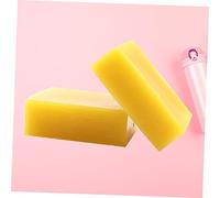 BEBEMOKO 2PCS Small Wood Furniture Polishing Wax Natural Beeswax for Floor and Collectables Maintenance Organic Wood Care Yellow Beeswax Stick