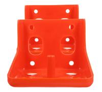 BEBEMOKO 2pcs Stable Mineral Salt Block Holder for Livestock Thickened Salt Licking Rack for Sheep Goats Horses Anti-tip Feeder Tray for Farm Animal Feeding and Mineral Access