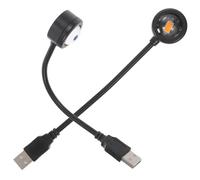 BEBEMOKO 2pcs Sunset Projection Lamps USB Powered Night Lights with Modes Colorful Gradient LED Ambient Lighting for Game Bedroom and Party Decor