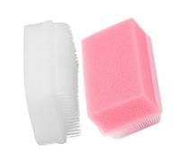 BEBEMOKO 2Pcs Wilbarger Sensory Brushes for Soft Body Brushes for Processing and Defensiveness White and Pink Set for Autism Integration
