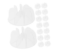 BEBEMOKO 30pcs Durable Plastic Hair Dryer Fan Replacement for Salon and Home Use Stable Balanced Motor Fan Leaves for Quiet Rapid Drying Blowdryer Repair Accessories