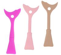 BEBEMOKO 3pcs Silicone Mascara Applicator Lash Shield Tools Eyelash Separator Eyeliner Helper Pads for Precise Makeup Application Cosmetics Accessories