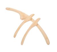 BEBEMOKO 3Pcs Wooden Gua Sha Stick for Body and Face Stable Wood Acupoint Massager for Sculpting and Contouring Portable Manual Massage Tool for Full Body Relaxation and Tension Relief