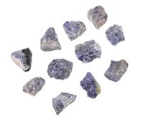 BEBEMOKO 4 Packet Natural Blue Stripes Crystal Diffuser Stones 100g Aromatherapy Diffusion Stones for Efficient Aroma Diffusion and Extended Use in Living Rooms and Office