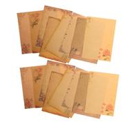BEBEMOKO 40 Sheets Vintage Letter Writing Papers Mixed Styles with European Border Design for Holiday Romantic and Thank You Letters Suitable for Pen Writing and Sharing