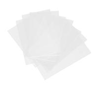 BEBEMOKO 40Pcs Clear Acrylic Blank Name Cards for Table Setting Rectangle Place Cards for Wedding Seating Chart Reusable DIY Guest Name Signs for Events and Parties