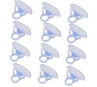 BEBEMOKO 40pcs Transparent PVC Suction Cups Strong Adhesive Windshield Sunshade Sucker Pads for Car Side Window Visors Easy to Install Sun Visor Holders with High Adsorption for Smooth and