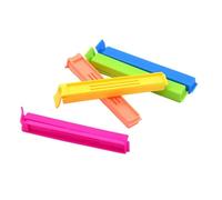 BEBEMOKO 48pcs Plastic Food Sealing Clips Fast Seal Clamp for Snack Bags Kitchen Fresh Keeping Colorful Food Seal Clamps for Freezer Use Random Color