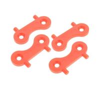 BEBEMOKO 4pcs Boat Gas Cap Key Tool Nylon Replacement for Fuel Tank Deck Fill Plate Yacht Accessory Multifunctional Key Switch Orange