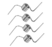 BEBEMOKO 4pcs High-strength Refrigerator Door Spring Replacement for Divider Door Support Component Steel Spring for French Fridge Freezer