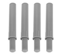 BEBEMOKO 4pcs Hydraulic Trash Can Damper Silent Soft Close Lid Piston Replacement Parts Adjustable 5-100n Force for Kitchen Wastebasket Quiet Garbage Bin Lid Closer