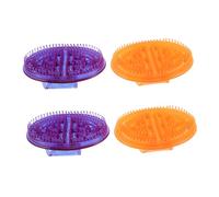 BEBEMOKO 4Pcs Meridian Brush Handheld Body Massage Tools for Relaxation Durable Material for Acupoint Stimulation Full Body Massage Brush and Stress Relief