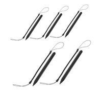 BEBEMOKO 5 Sets Portable Resistive Stylus Pens with Spring Rope for Tablets Lightweight Drawing and Writing Touch Screen Pens for Notes Sketches and Creative Use