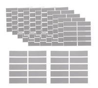 BEBEMOKO 50 Sheets Scratch off Sticker Labels Silver Paper DIY Scratch off Tickets for Prizes Writeable Plating Games Simple Appearance Design Funny Attractive for Birthday Party