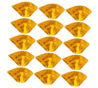 BEBEMOKO 500pcs Mini Gold Paper Ingots Handcrafted for Chinese Ancestor Worship with Radiant Finish Traditional Sacrificial Supplies for Tomb-Sweeping Day Role-Playing and Cultural