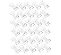 BEBEMOKO 50Pcs Aluminum Clips Buckles for Fixing Clips for Compression Support Versatile Fasteners for Home and Sports Use