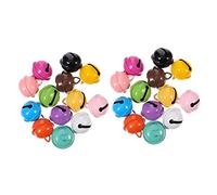 BEBEMOKO 50Pcs Bells for Pet Collars DIY Jewelry Key Ring Accessories for Festival Decorations Home Decor Creative Ideas