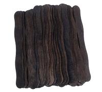 BEBEMOKO 50PCS DIY Popsicle Stick Black Craft Sticks for Cake Supplies Wedding Programs Painting Mixing and Fun Projects Durable and Versatile for Arts Crafts