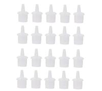 BEBEMOKO 50Pcs Multifunction Glue Bottle Toppers for Beauty Salon Supplies Practical Lash Glue Bottle Caps Compatible with Plastic Easy to Use and Store