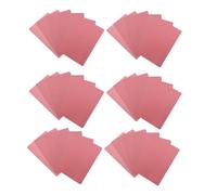 BEBEMOKO 50pcs Rose Gold Metal Name Cards Smooth Blank for Engraving Scratch-Resistant Business Card Blanks Suitable for Sublimation and Machines
