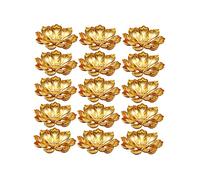 BEBEMOKO 50pcs Triple Layer Lotus Diy Pendant Hairpin Accessories for Women French Hair Pins Jewelry Iron Pendants
