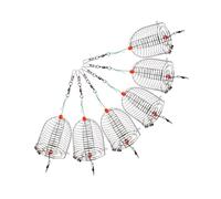 BEBEMOKO 6pcs Bait Trap Feeder Bait Feeder Basket Fish Baskets for Fishing for Coarse Fish Fishing Lures Portable Carp Rig