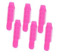 BEBEMOKO 6pcs Hair Root Curlers Hair Styling Clips Volumizing Wave Hairdressing Curlers Bang Styling for Daily Use