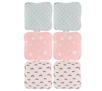 BEBEMOKO 6pcs Sanitary Napkin Storage Bags with Privacy Design Compact Period Pouches for Women and Teen Travel and School Menstrual Essentials Versatile Cosmetic and Pad Holders in Green