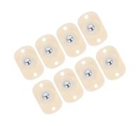 BEBEMOKO 8 Pcs Self-adhesive Swivel Furniture Casters Mini Container Wheels Smooth Rotation Rollers for Cabinets Chairs Storage Boxes, Household Appliance Movers Steel Bearings