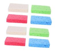 BEBEMOKO 8pcs Knockdown Texture Sponges for Drywall Mud Rectangular Wall Texture Sponges with Smooth Paint Absorption Reusable Colored DIY Painting Tools for Ceiling and Wall Art Projects
