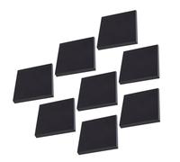 BEBEMOKO 8Pcs Self-adhesive Memo Pads Black Pads Small Tearable Paper for Office School Home Use Removable Repositionable Writing Tabs for To-do Lists and Messages