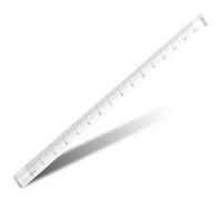 BEBEMOKO 8pcs Triangular Rulers with Scale, Ps Drawing Rulers for Students and Engineers, Long Term Use Architectural and Maths Measuring Tools for School and Office