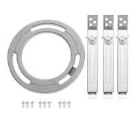 BEBEMOKO Adjustable Laboratory Tripod Stand for Experiments and Laboratories, Portable and Easy Disassembly, Made of Sturdy Aluminum Alloy and Stainless Steel, Silver Liftable Chemistry