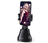 BEBEMOKO Auto Follower Rotation Face Auto Countdown Selfie Stick Remote Control for Vlogging Sports Group Photos