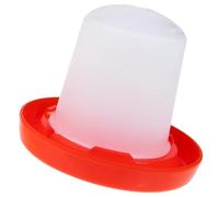 BEBEMOKO Automatic Chicken Waterer with Mini Water Cup Poultry Feeder for Chickens Ducks Geese Compression and Drop Resistant Convenient Self-refilling Poultry Drinking Device for Busy