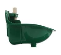 BEBEMOKO Automatic Goat Waterer with Float Valve Impact-resistant Plastic Drinking Bowl for Sheep Calves Pigs and Dogs Livestock Water Trough for Farm Use with Easy-clean Float Valve System