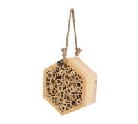BEBEMOKO Bee House Garden Insect Hotels Wooden Beehive Insect House Bee Habitat Supplies