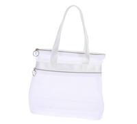 BEBEMOKO Capacity Breathable Mesh Bag Portable Travel Toiletry Pouch Lightweight Nylon Tote for Outdoor Beach Gym Swimmers Campers