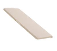 BEBEMOKO Car Sun Visor Mirror Cover Replacement Left and Right Vanity Mirror Flip Cover Light Grey Protector for Automotive Interior