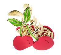 BEBEMOKO Cherry Hair Clips for Women Fruit-themed Claw Clips Secure Hold for Bun and Ponytail Hairstyles Cute Cartoon Cherry Hair Accessories in Watermelon Red