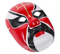 BEBEMOKO Chinese Opera Mask Wall Decoration Retro Style Hanging Cosplay Prop for Home Party Visual Art Display Unique Craftsmanship