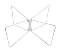 BEBEMOKO Collapsible Metal Cooler Stand Frame for Outdoor Camping Hiking Fishing Bbq Portable Lightweight Ice Box Holder with Slip Design and Carry Bag for Easy Setup and Storage