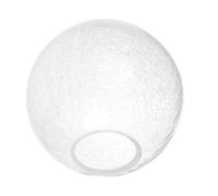 BEBEMOKO Cracked Pattern Spherical Glass Lampshade Opening Replacement Lamp Cover for Pendant Chandelier Wall Lights Decorative Soft Light Diffuser