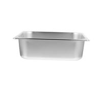 BEBEMOKO Deep Food Serving Pan Large Capacity Buffet Tray Stainless Steel Catering Container for Home Restaurants and Outdoor Events