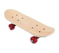 BEBEMOKO DIY Hand-painted 43cm Maple Wood Skateboard Deck for Double-sided Blank Skateboard Board Four Wheels Individual Packaging Suitable for Boys and Random Color