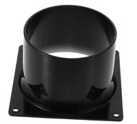 BEBEMOKO Duct Reducer Ventilation System Fitting 100# Square to Round Adapter 1 Piece Compatible Air Extractors and Dust Collectors