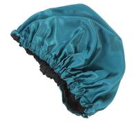 BEBEMOKO Elastic Breathable Women Shower Cap for Long Hair Reusable Bath Hat with Strong Stretch Band Lightweight Sauna Hair Protection