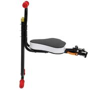 BEBEMOKO Electric Bike Saddle with Foldable Safety Seat for Black Armrest and Footrest Install Bicycle Seat for Enhanced Protection and Comfort
