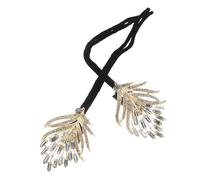 BEBEMOKO Elegant Hair Bun Maker Clip with Rhinestone Flower Easy French Twist Styler for Women Lazy Hair Curler for Salon Stewardess Hotels Restaurants Accessory